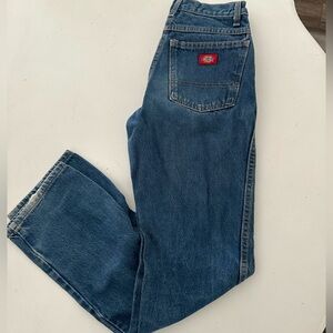 Vintage late 90s Y2K Dickies  Great Colorworkwear jeans - dark wash denim  25x32